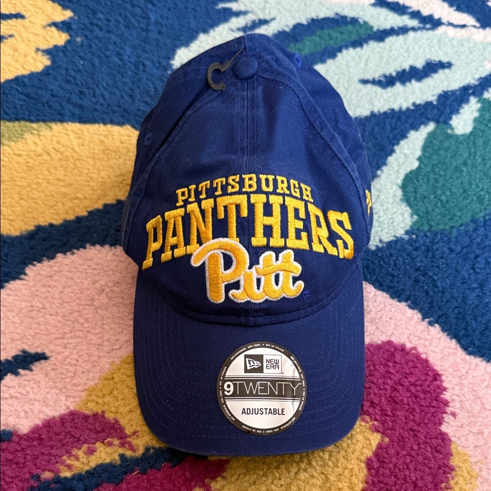 New Era Blue and Yellow Pittsburgh Panthers Hat